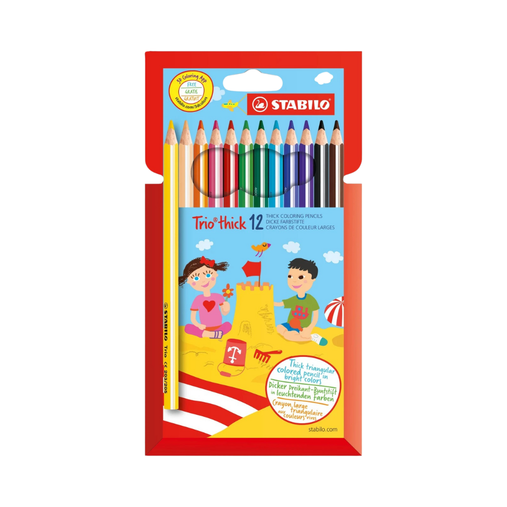 Buntstift Stabilo TRIO dick/12