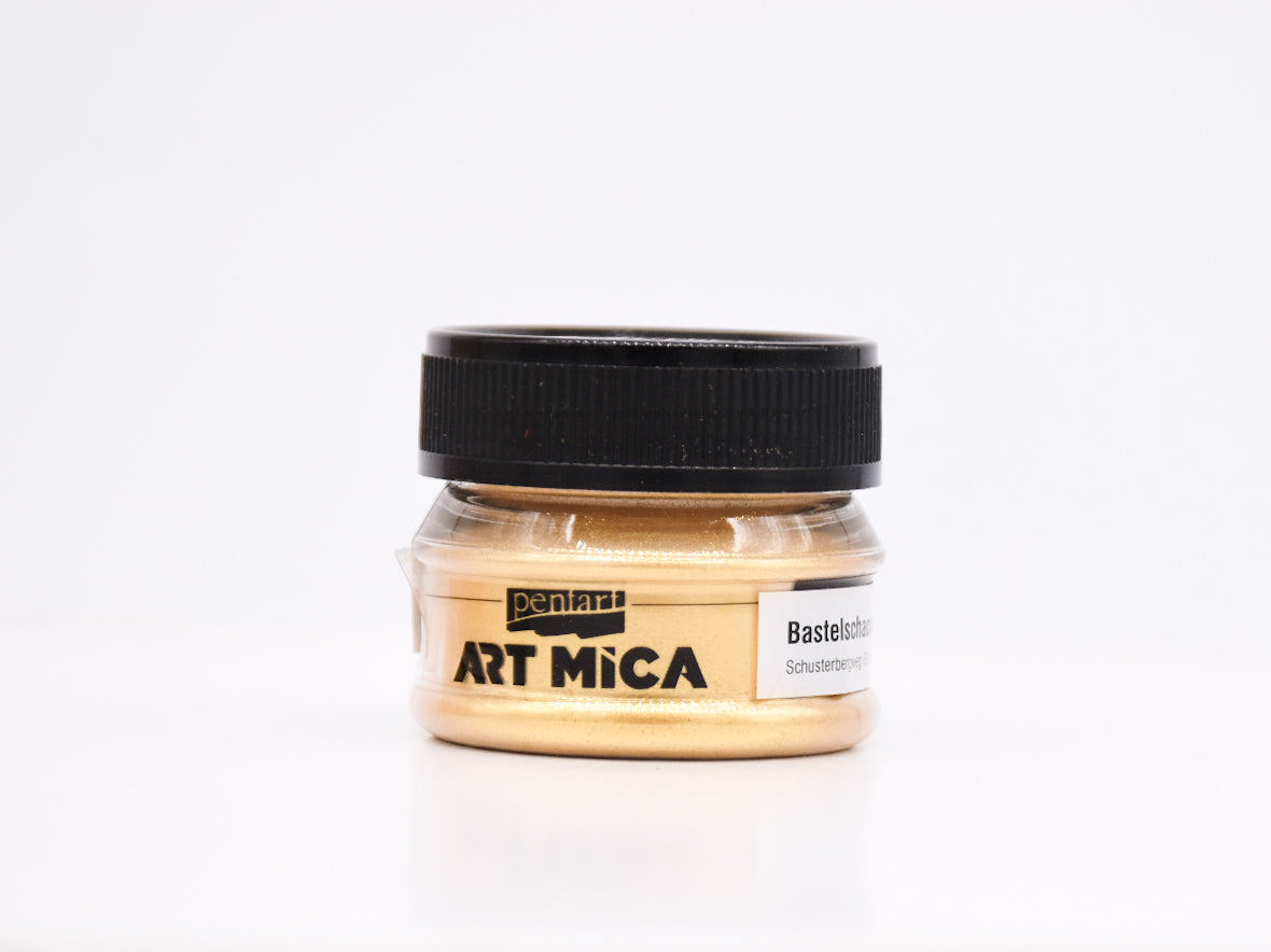 Pentart Art Mica Effekt-Glitterpulver - funkelndes gold