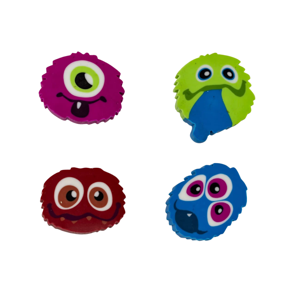 Kunststoff Radierer "Monster"