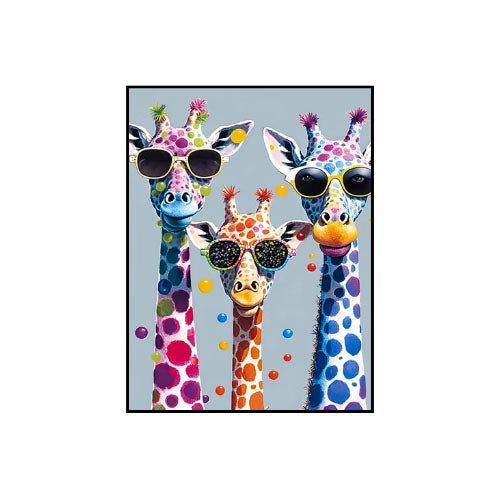 Giraffen DIY Diamantmalerei - Bastelschachtel