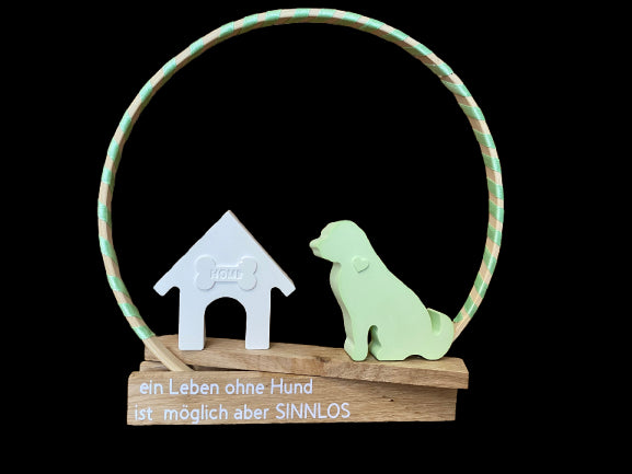 Handgemacht Deko "Loop" - Charmantes Dekorationsstück mit Liebe zum Detail - Bastelschachtel
