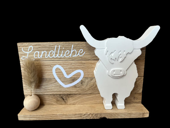Handgemachte Deko "Landliebe" - Charmantes Dekorationsstück mit Liebe zum Detail - Bastelschachtel