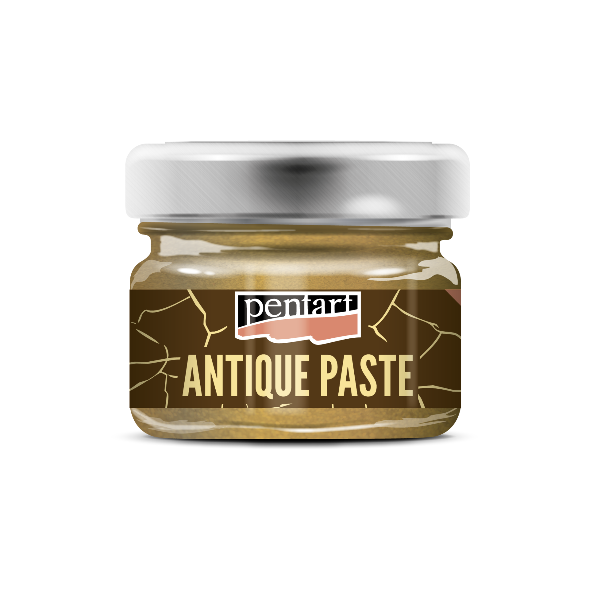 Pentart Antikpaste metallic 20ml - bronze - Bastelschachtel