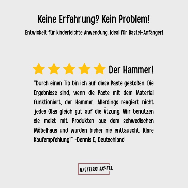 Pentart Glasätzungspaste 50ml - Bastelschachtel