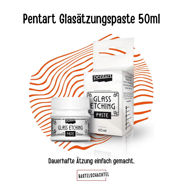 Pentart Glasätzungspaste 50ml - Bastelschachtel