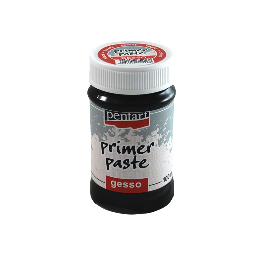 Pentart Grundierpaste 100ml - schwarz - Bastelschachtel