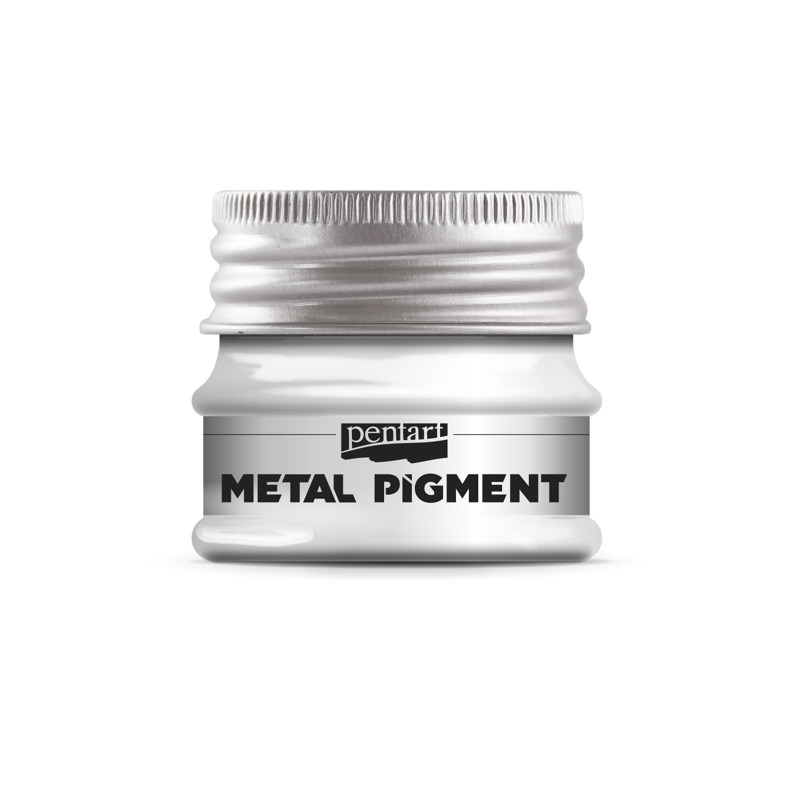 Pentart Metall Pigment 8g - funkelndes silber - Bastelschachtel
