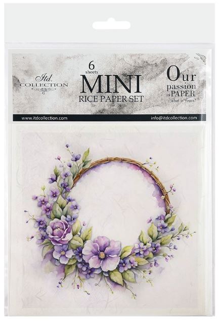Reispapier Mini Set - Bastelschachtel