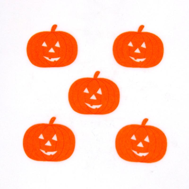 Bastelfilz Figuren - Halloween Kürbis - Bastelschachtel