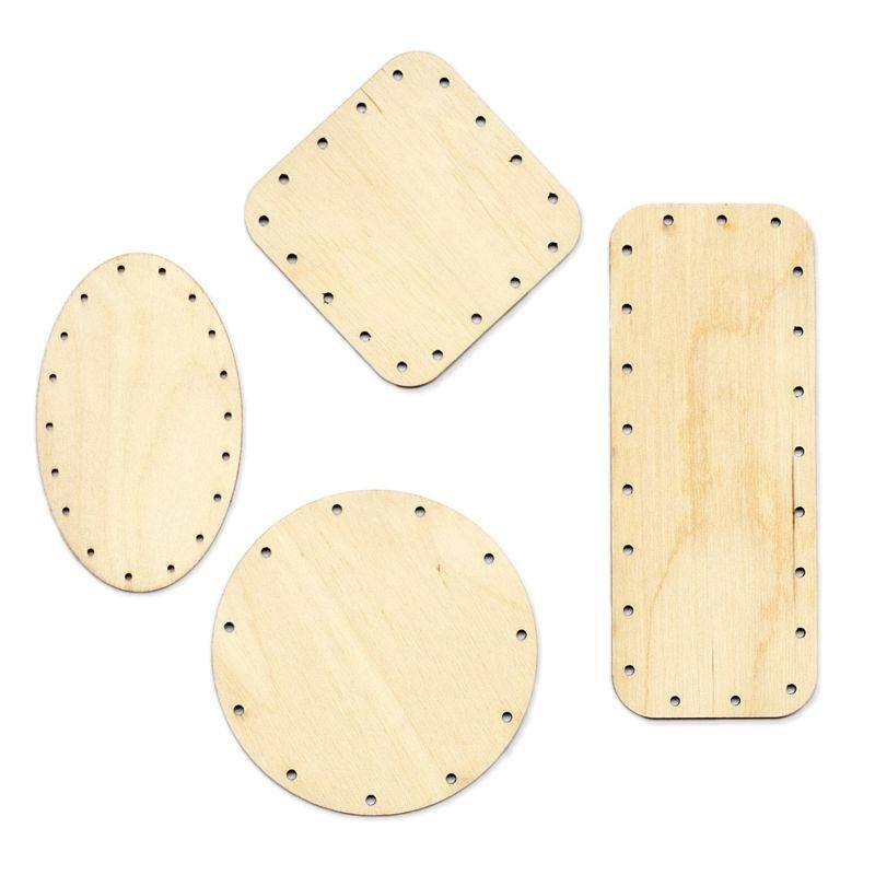 Korbboden Set gemischt, klein für Peddigrohr 2mm und 3mm - Bastelschachtel