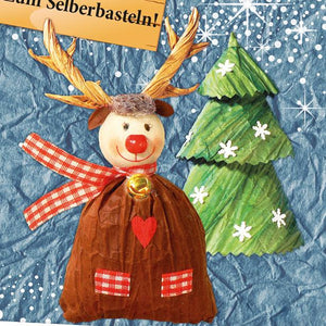 Papierband Set - Elch Rudolf - Bastelschachtel - Papierband Set - Elch Rudolf