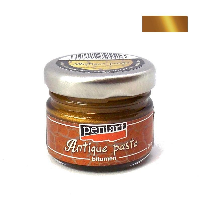 Pentart Antikpaste metallic 20ml - antikgold - Bastelschachtel