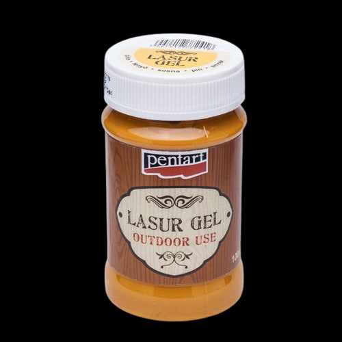 Pentart Lasurgel für Innen- und Außenbereich 100ml - fichte - Bastelschachtel