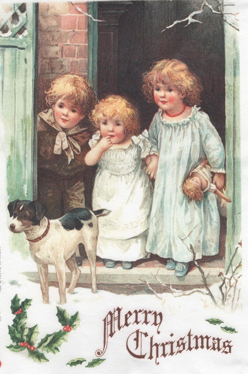Reispapier A4 - Waiting for Santa - Bastelschachtel