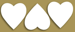 Styrofoam Figuren Set, 6-8cm - Herz - Bastelschachtel - Styrofoam Figuren Set, 6-8cm - Herz