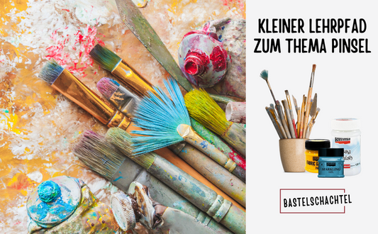 Kleiner Lehrpfad zum Thema Pinsel