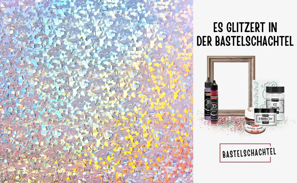 Es glitzert in der Bastelschachtel. - Bastelschachtel