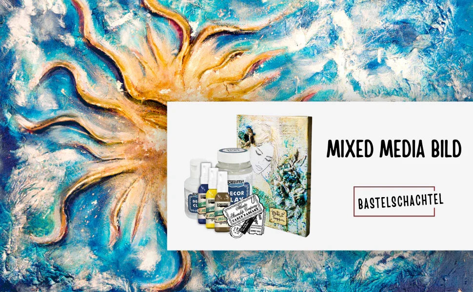 Mixed Media Bild - Bastelschachtel