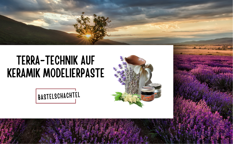 Terra-Technik auf Keramik Modellierpaste  - Bastelschachtel