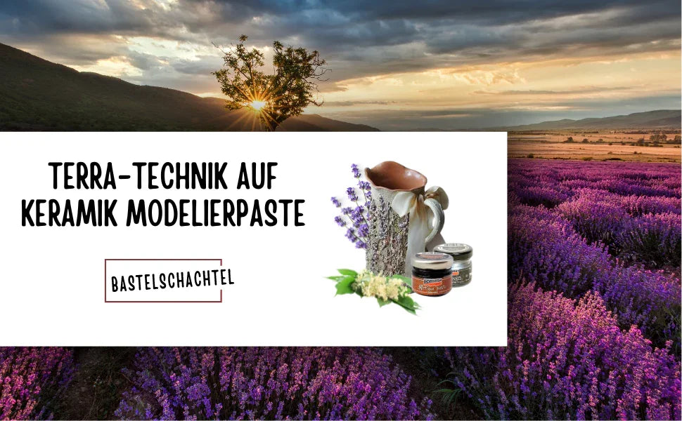 Terra-Technik auf Keramik Modellierpaste  - Bastelschachtel