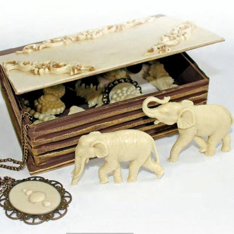 3D Modellieren, Elefanten als Deko, Bastelschachtel