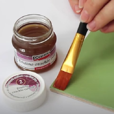 Feinriss Krakelierlack