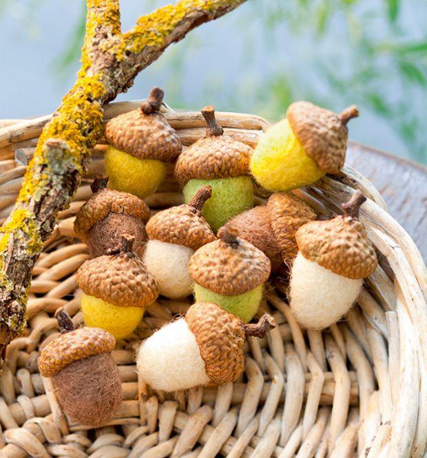 Herbstdeko aus Holz, Bastelschachtel