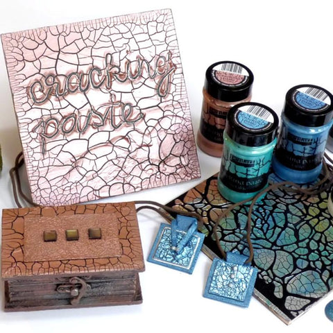Krakelierpaste metallic