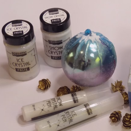 Schnee- und Eiskristallpaste