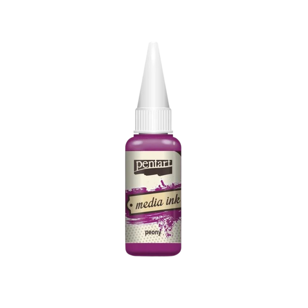 Pentart Mixed Media Tinte 20ml - peony