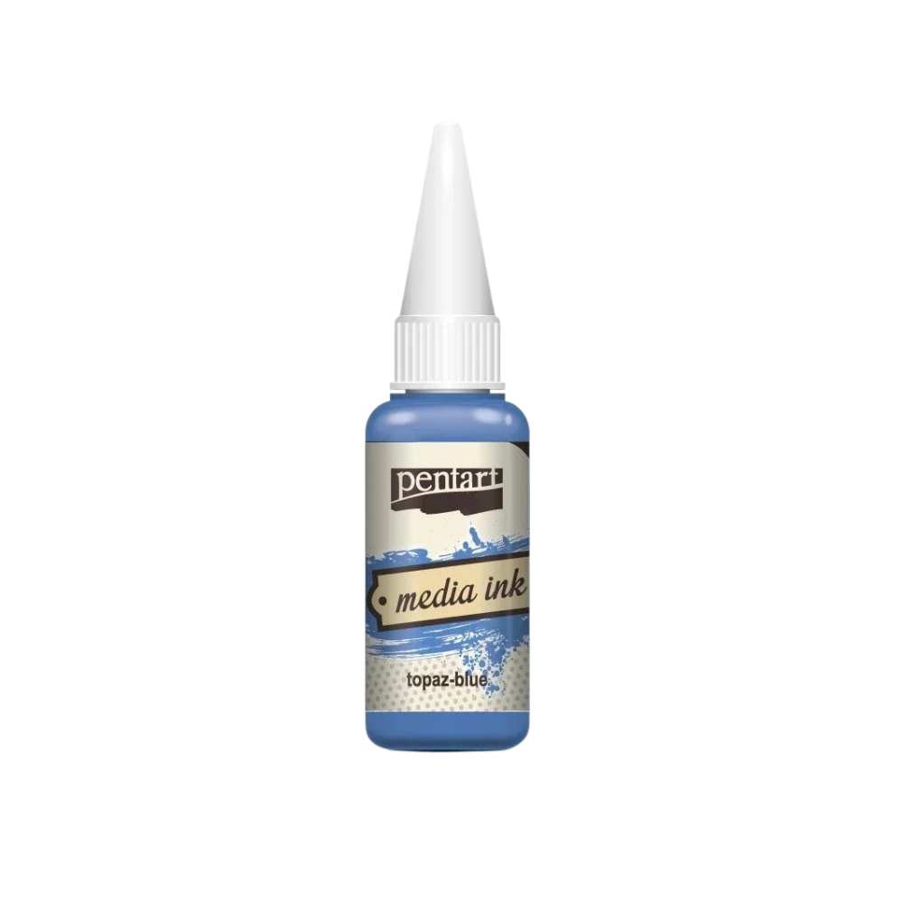 Pentart Mixed Media Tinte 20ml - topaz blue