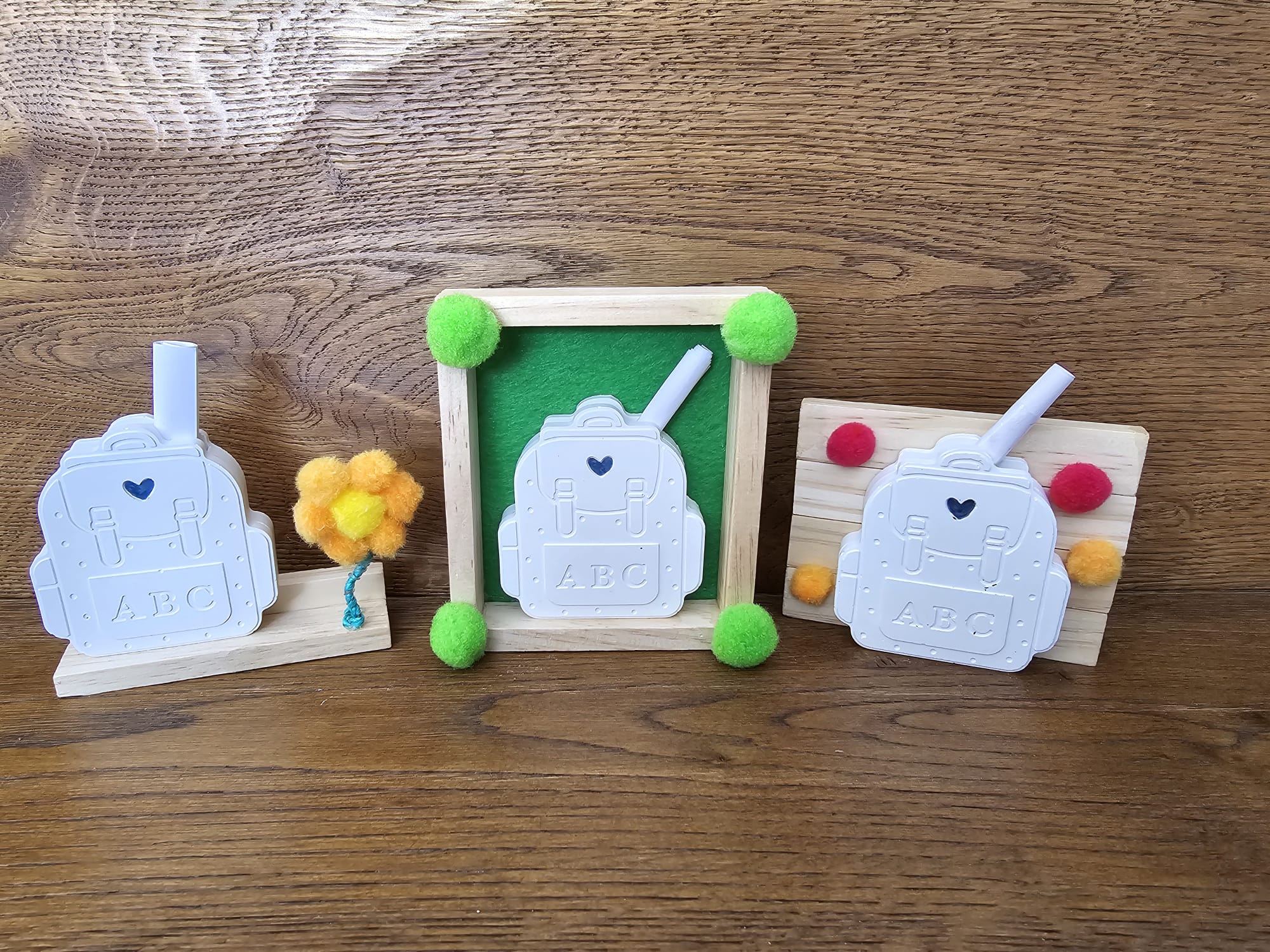 Handgemachte "Schulstart-Geschenke"
