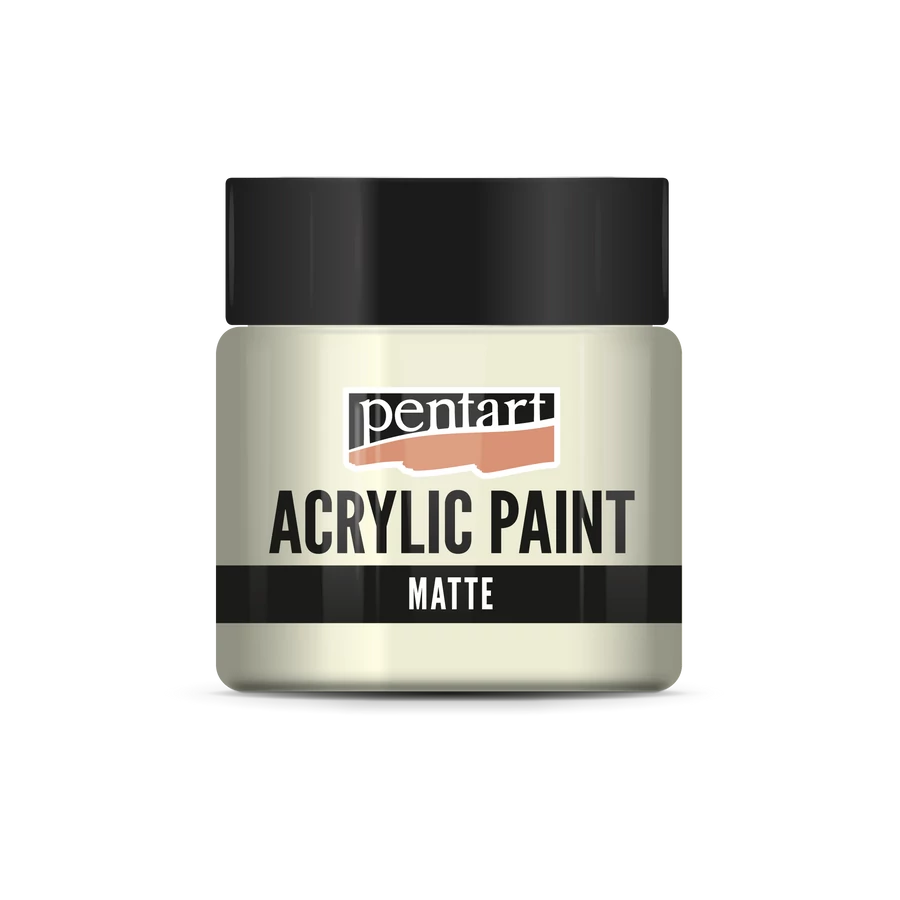 Pentart Acrylfarbe matt 50ml - butter