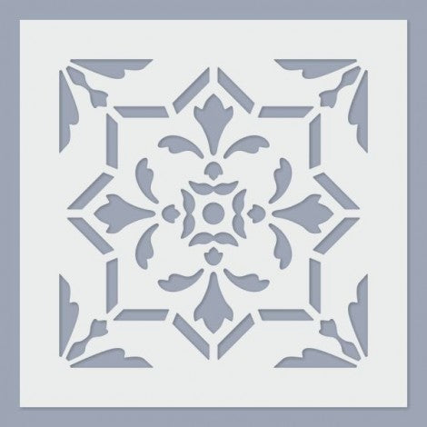 Schablone 24,5x24,5cm - Tile 05.