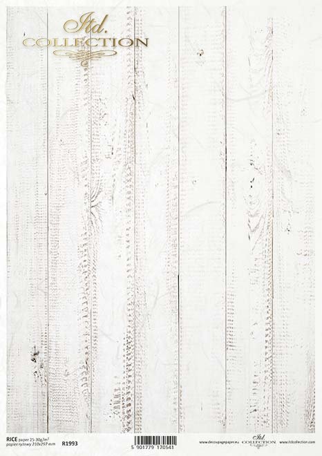 Reispapier A4 - Holz