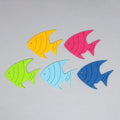 Filzfiguren Fisch, 5 Farben, 5 Stk/Pkg
