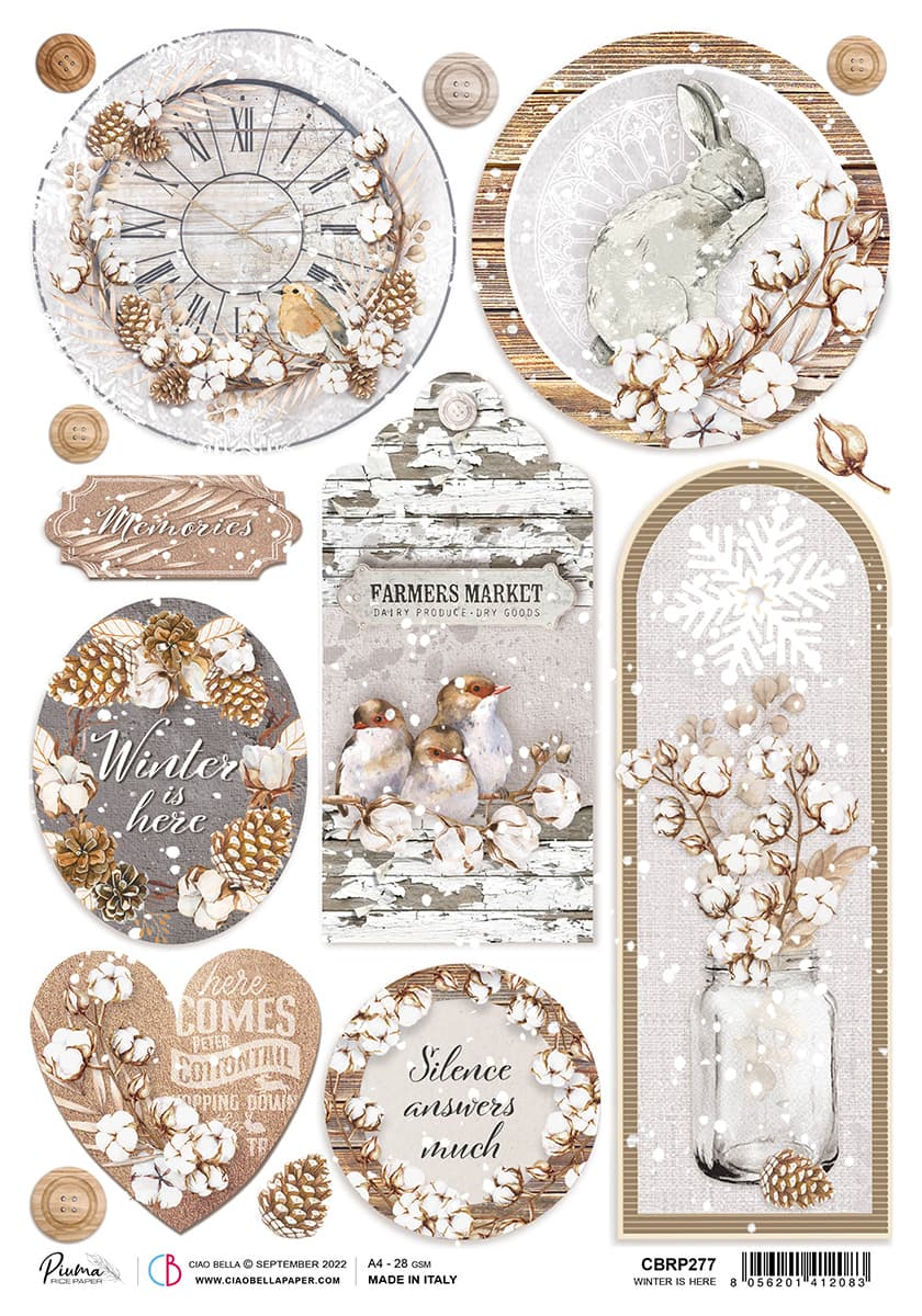 Rice Paper A4 Winter Is Here