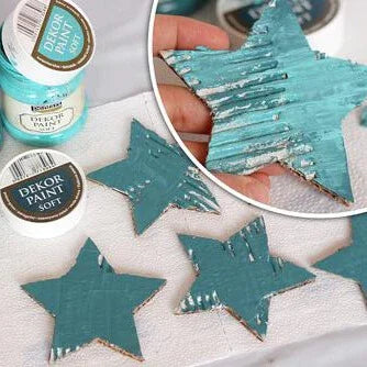 Pentart Dekor Paint Chalky Duoset 2 x 100 ml – Set 10 in Morning Glory & Grafitgrau. - Bastelschachtel - Dekor Paint Chalky 100ml - PEN-BUND-CHAL10