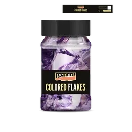 Pentart Colored Flakes Hell Lila 1g