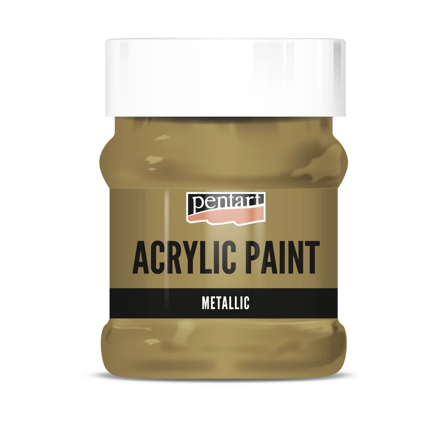 Pentart Acrylfarbe Metallisch 230ml - antikkupfer