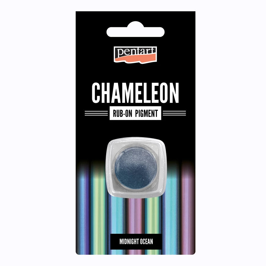 Pentart Rub-on Pigment chamäleon - midnight ocean