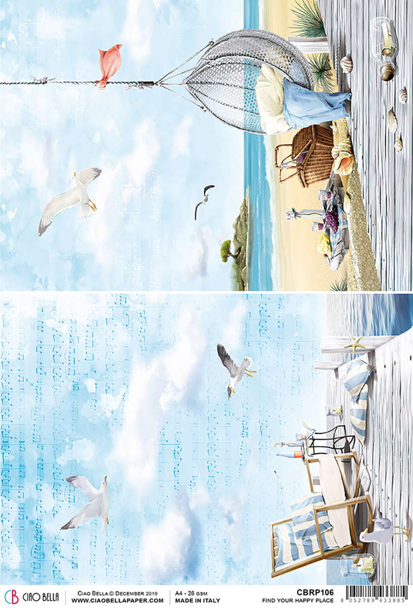 Rice Paper A4 Find Your Happy Place