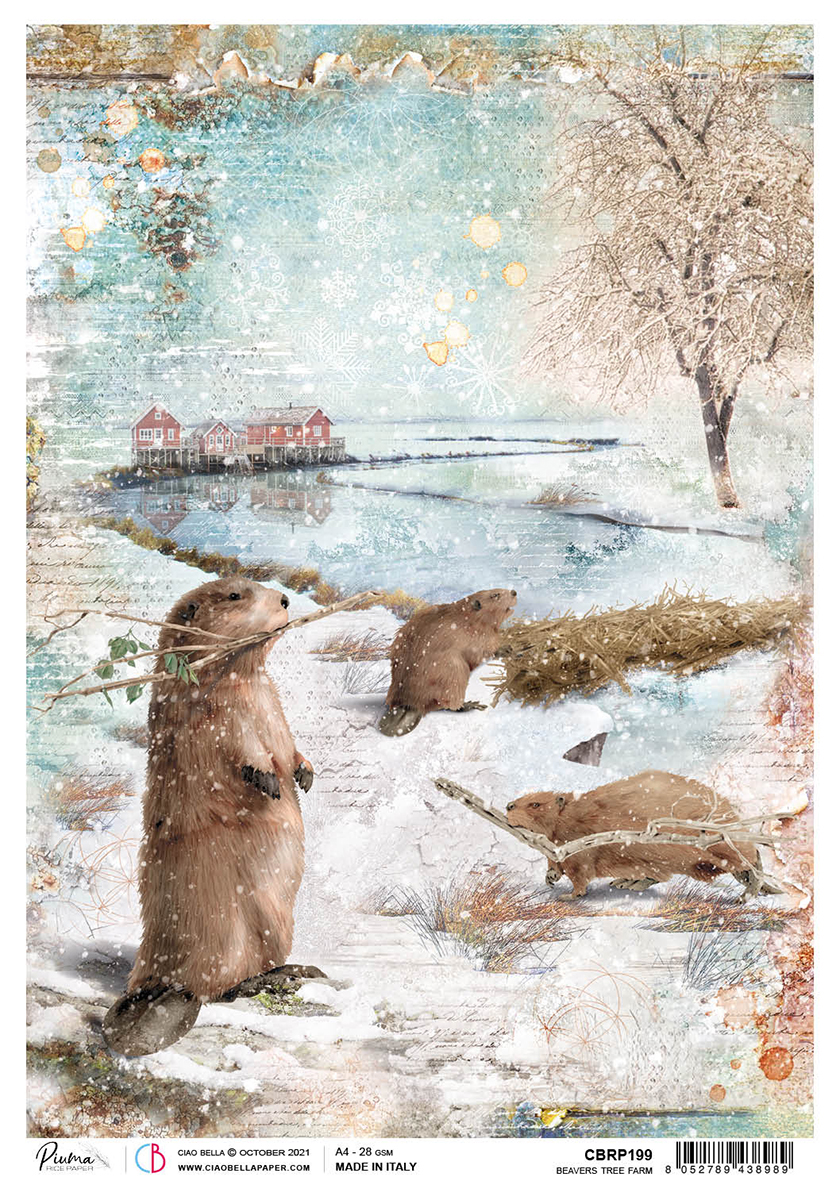 Rice Paper A4 Beavers Tree Farm