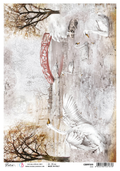 Rice Paper A4 Swan Lake