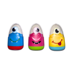 Spitzer & Radierer "Monsti" 3in1 - Bastelschachtel - Schule - 89820