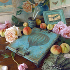 Pentart Dekor Paint Chalky Duoset 2 x 100 ml – Set 10 in Morning Glory & Grafitgrau. - Bastelschachtel - Dekor Paint Chalky 100ml - PEN-BUND-CHAL10