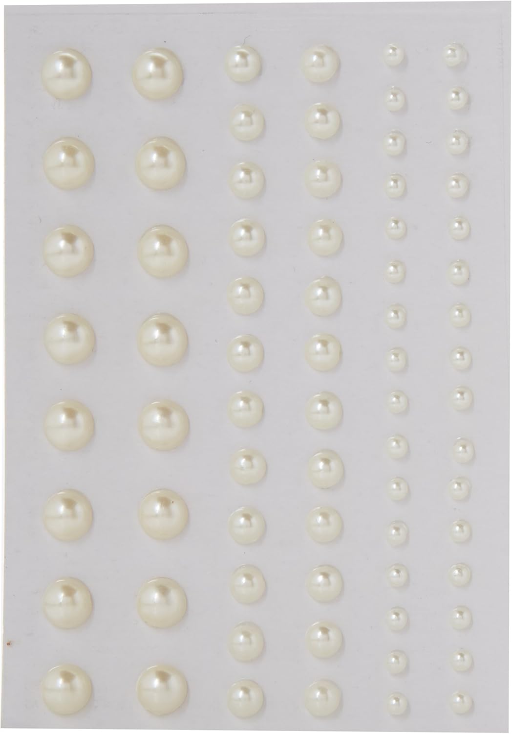 Selbstklebende Halbperlen (72 Stk.) – Mix 3, 5, 7 mm