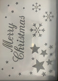 Stencil - Merry Christmas - Bastelschachtel - Schablonen - 