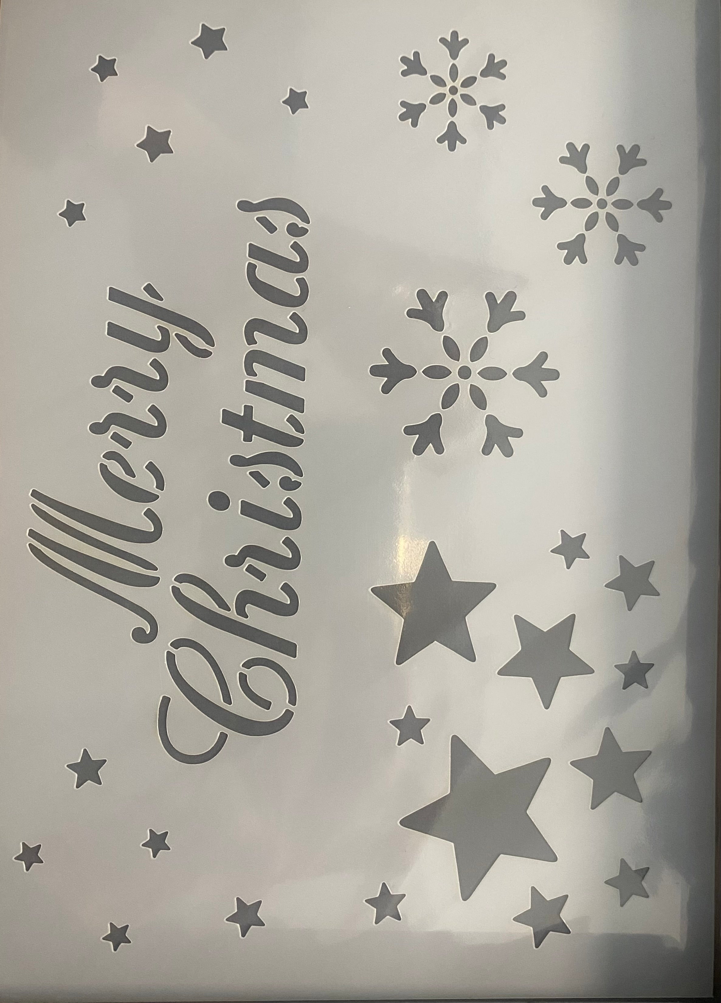 Stencil - Merry Christmas