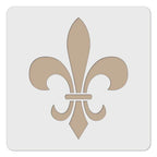 Schablone Stencil - französische Lilie - Bastelschachtel - Schablonen - 